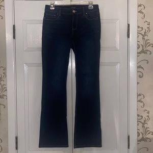 White House Black Market Dark Wash Boot Cut Denim